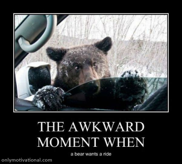 awkward moment