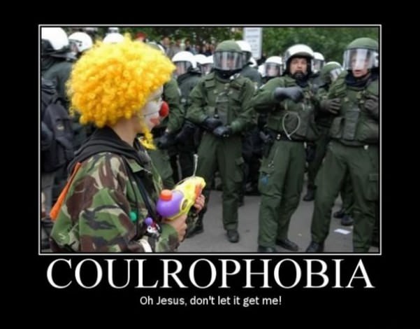 coulrophobia