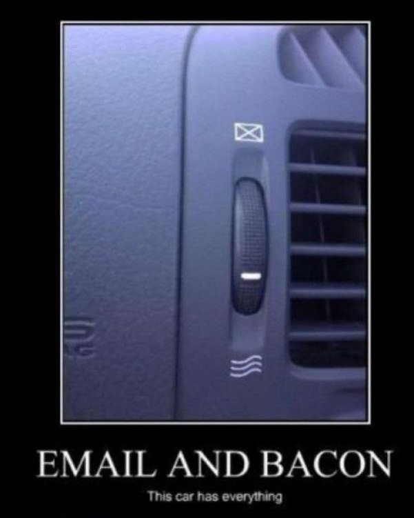 email and bacon