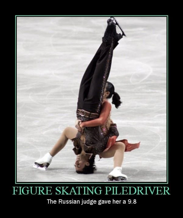 figure skating pile driver