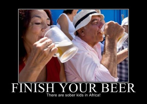 finish your beer