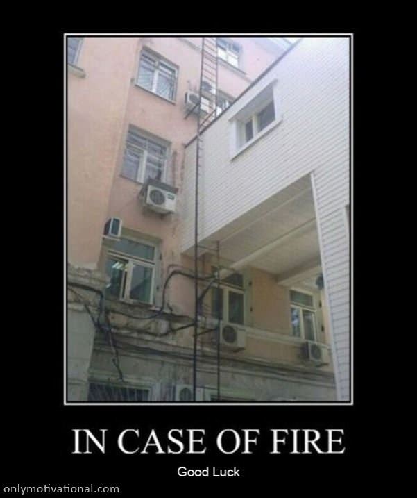 in case of fire