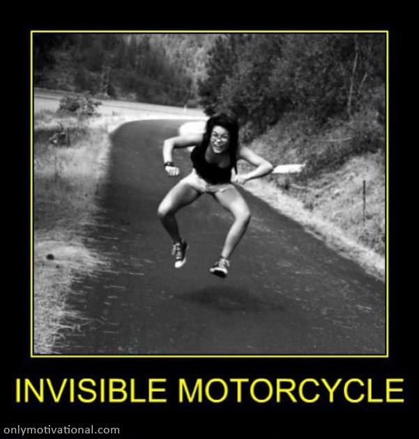 invisible motorcycle