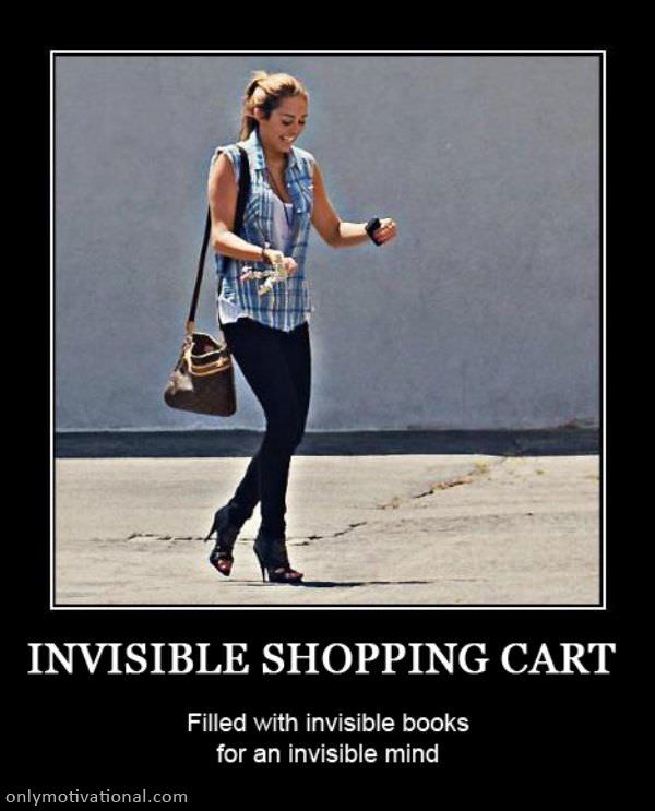 invisible shopping cart