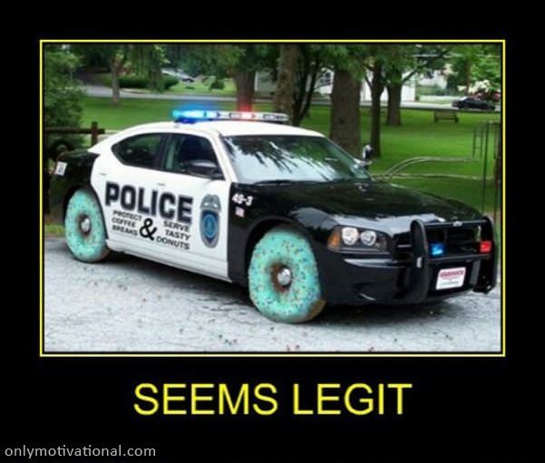 legit police car