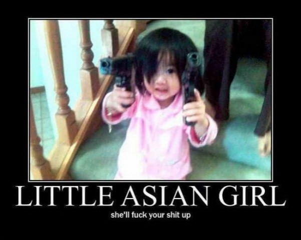 little asian girl