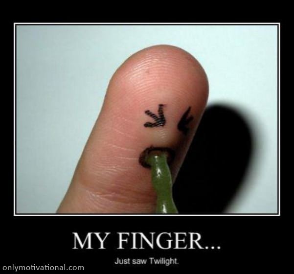 my finger