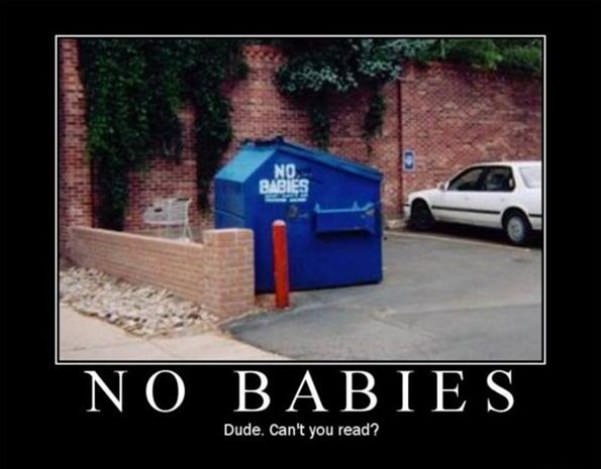 no babies