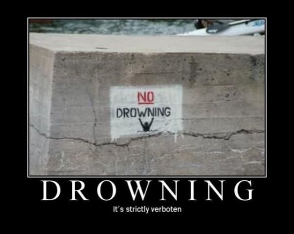 no drowning