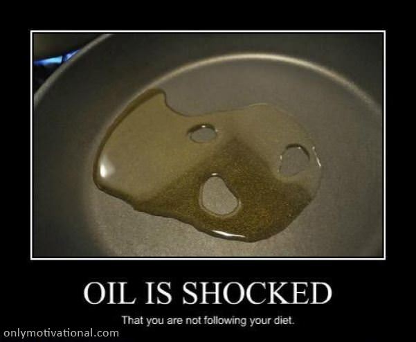 oil is shocked