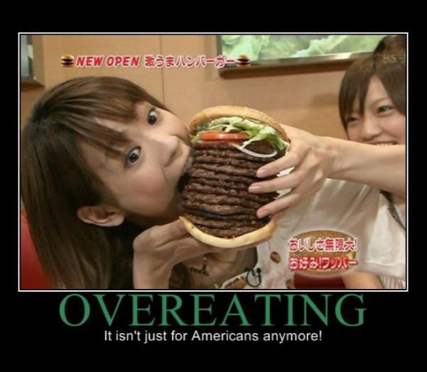 over eating