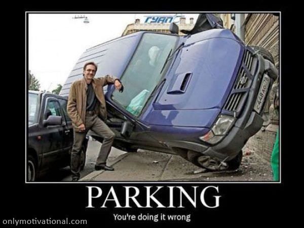 parking doing it wrong