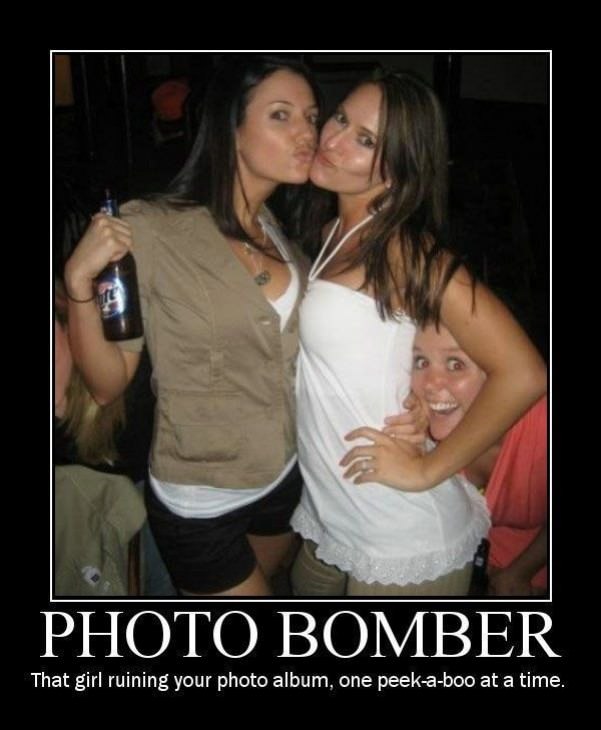 photo bomber