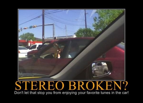 stereo broken