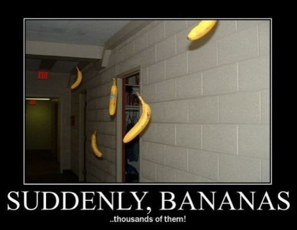 suddenly bananas