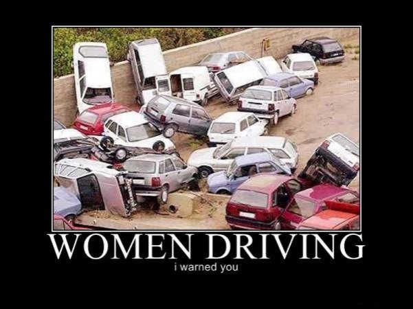 women driving